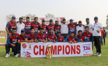 सन्दीपको कप्तानीमा पहिलो उपाधि 